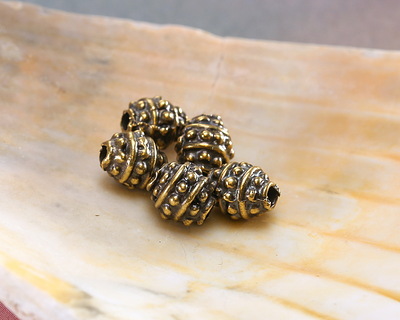 Mykonos Antique Brass (plated) Tiny Bali Spacer 4mm