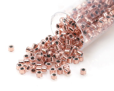 Miyuki Delica Copper Lined Crystal (DBM0037) 10/0 Seed Bead