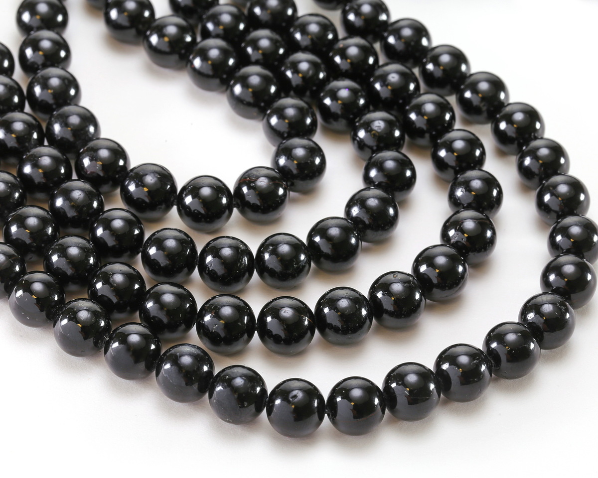 Black Tourmaline Round 10mm