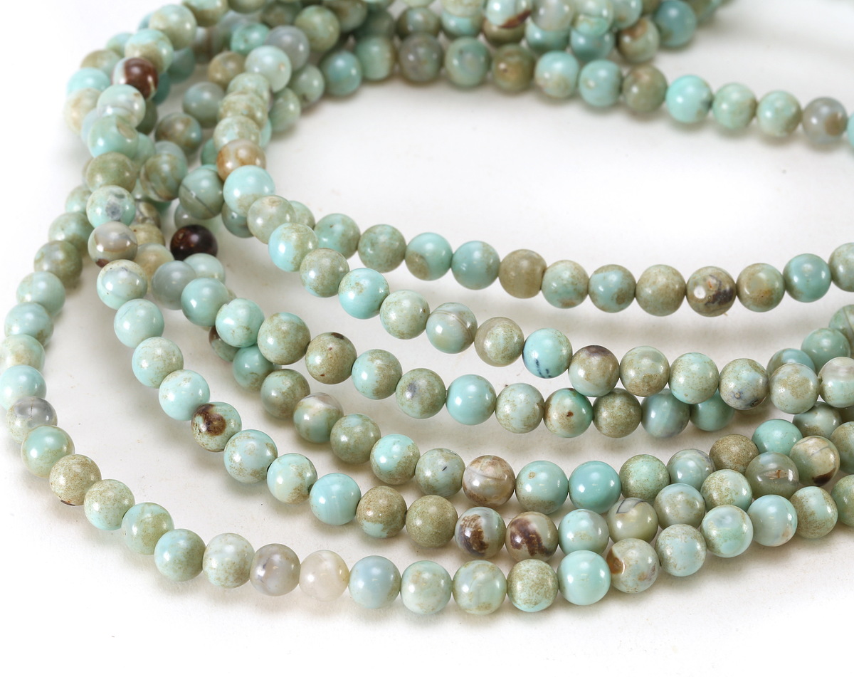 Aqua Terra Agate Round 6mm