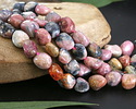 Rainbow Tourmaline Tumbled Nugget 8-10x6-8mm