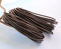 Dark Brown Round Greek Leather Cord 1.5mm, 16 feet