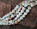 Hemimorphite Microfaceted Heart 8mm