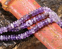 Dogtooth Amethyst Faceted Spacer Rondelle 2x5mm