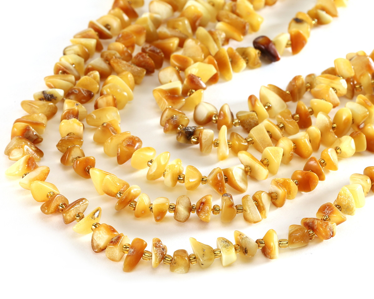 Honey Amber Chips 4-7x8-15mm