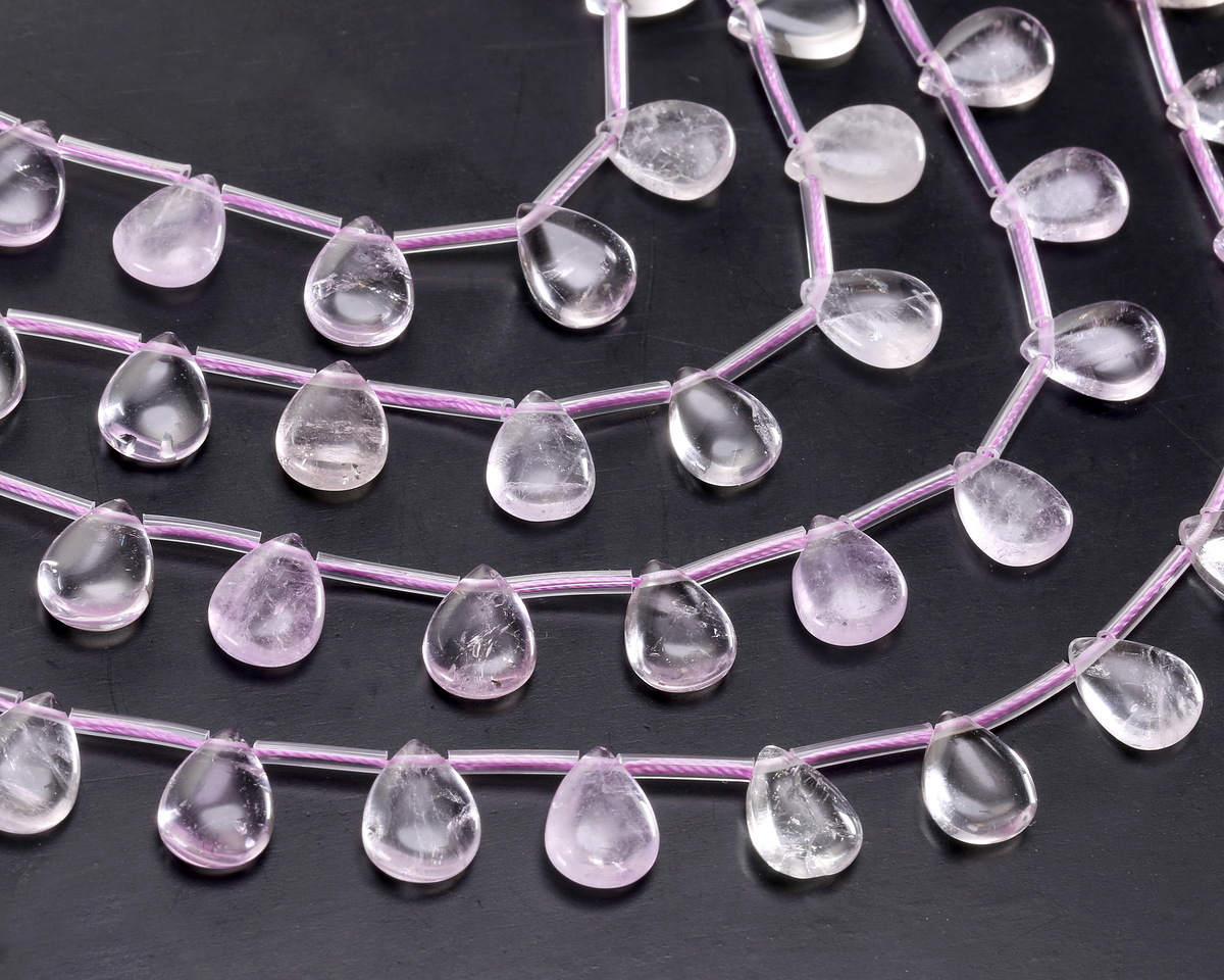 Lavender Amethyst (A) Puff Teardrop 10x14mm