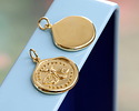 Nina Designs Bronze Wax Seal Lunar Moth Focal 18x23mm