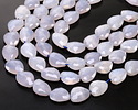 Blue Rose Quartz Faceted Puff Pear 13x16mm