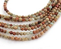 Impression Jasper Faceted Round 4mm