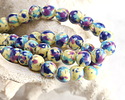 Ceramic Retro Summer Round 10mm