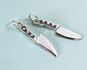 Nina Designs Sterling Silver Kitchen Knife Charm 4x24mm
