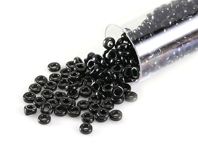 Miyuki Black Spacer Bead 3mm - 250 gram Package