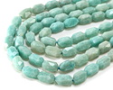 Brazil Amazonite Microfaceted Long Nugget 9x14mm