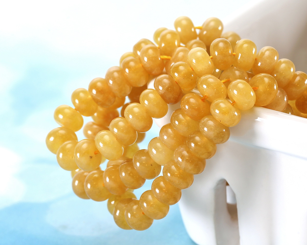 Honey Agate Rondelle 5x8mm