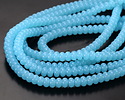 Sky Blue Opal Glass Rondelle 5x8mm
