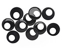 Tagua Nut Midnight Gypsy Hoop 25mm
