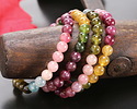 Tourmaline (AA - Ombré) Round 6mm, loop