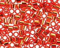 Miyuki Delica Silver Lined Flame Red (DBS0043) 15/0 Seed Bead