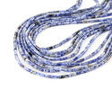 African Sodalite Tube 4x2mm