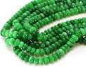Kelly Green Agate Rondelle 5x8mm