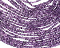 Amethyst (A) Faceted Rondelle 3x4-5mm