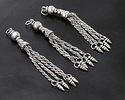 Zola Elements Antique Silver (plated) Spike Chain Tassel 7x73mm