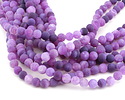 Purple Fire Agate (matte) Round 10mm