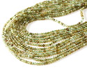 Green Garnet Microfaceted Round 2mm