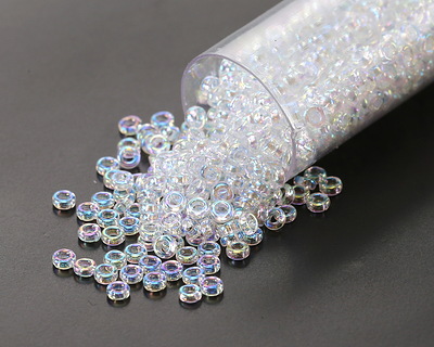 Miyuki Crystal AB Spacer Bead 2.2mm