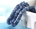 Denim Agate Rondelle 5x8mm