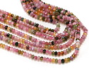 Tourmaline (A) Faceted Rondelle 2x3mm