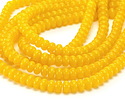 Sunshine Opal Swirl Glass Rondelle 5x8mm