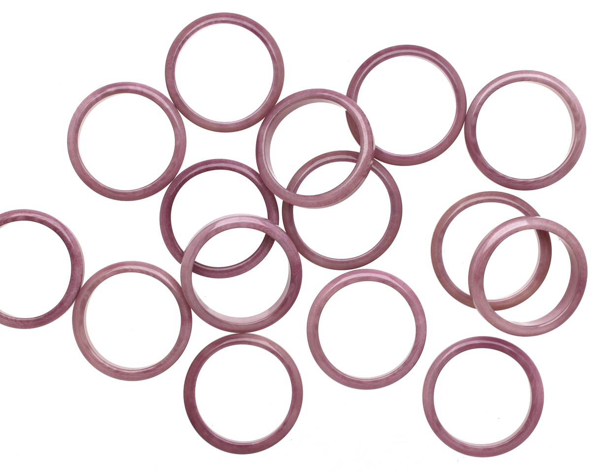 Tagua Nut Violet Ring 22mm