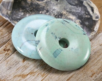 Arctic (light) Terra Agate Donut 35mm