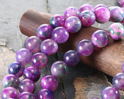 Bird of Paradise Agate Round 10mm