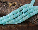 Black Gold Amazonite Spacer Rondelle 2x6mm