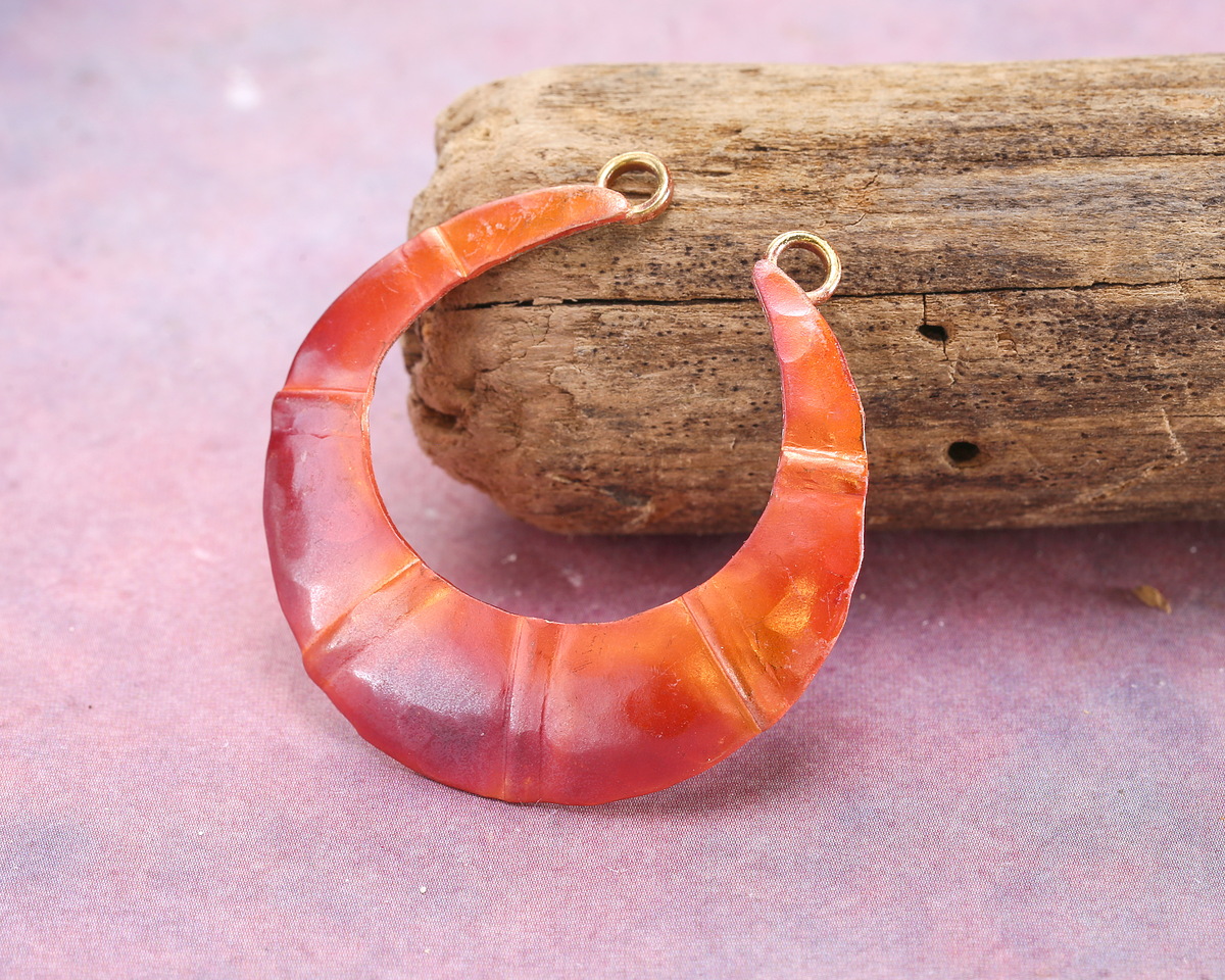 Patricia Healey Copper Crescent Focal Link 42x44mm