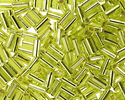 Miyuki Silver Lined Chartreuse Bugle Bead 3mm