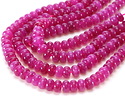 Fuchsia Agate Rondelle 5x8mm
