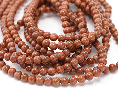 Goldstone Round 6mm