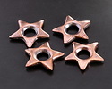 Mykonos Antique Copper (plated) Star Donut 20mm