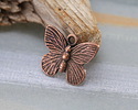 Nunn Design Antique Copper (plated) Butterfly Charm 18x15mm