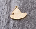 Enamel Witch's Hat Focal 17x17mm