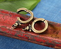 Antique Brass (plated) Swivel Charm Holder Clasp 20x13mm