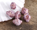 Czech Glass Bronzed Wisteria Murex Shell 15x12mm