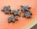 Mykonos Antique Brass (plated) Decorative Elephant Focal 19x17mm