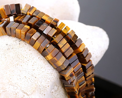 Tiger Eye Squaredelle 3x6mm