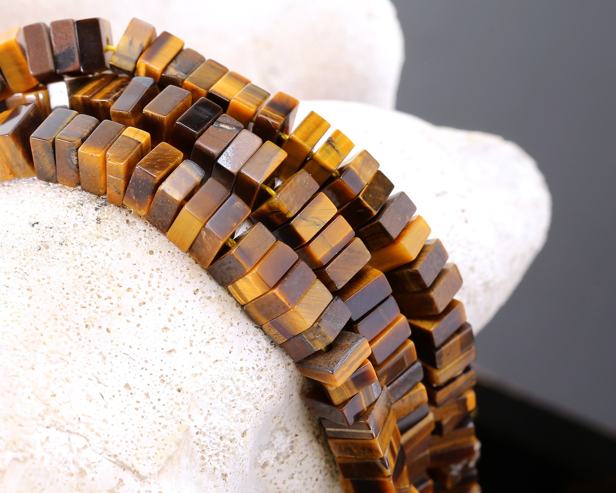 Tiger Eye Squaredelle 3x6mm