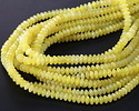 Olive Jade Thin Rondelle 3x6mm