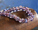 Czech Glass Bronzed Wisteria AB Trica Beads 4x5mm